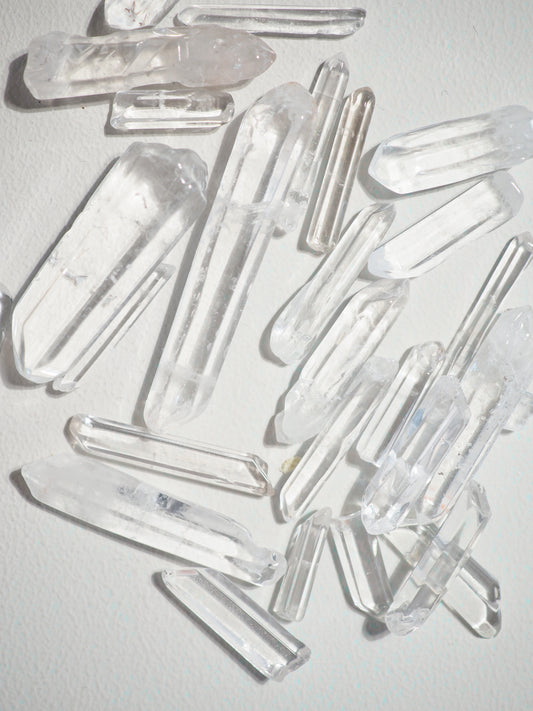 Mini Bergkristall Spitze poliert . Clear Quartz Point polished 2-4cm  - aus Brasilien HIGH QUALITY