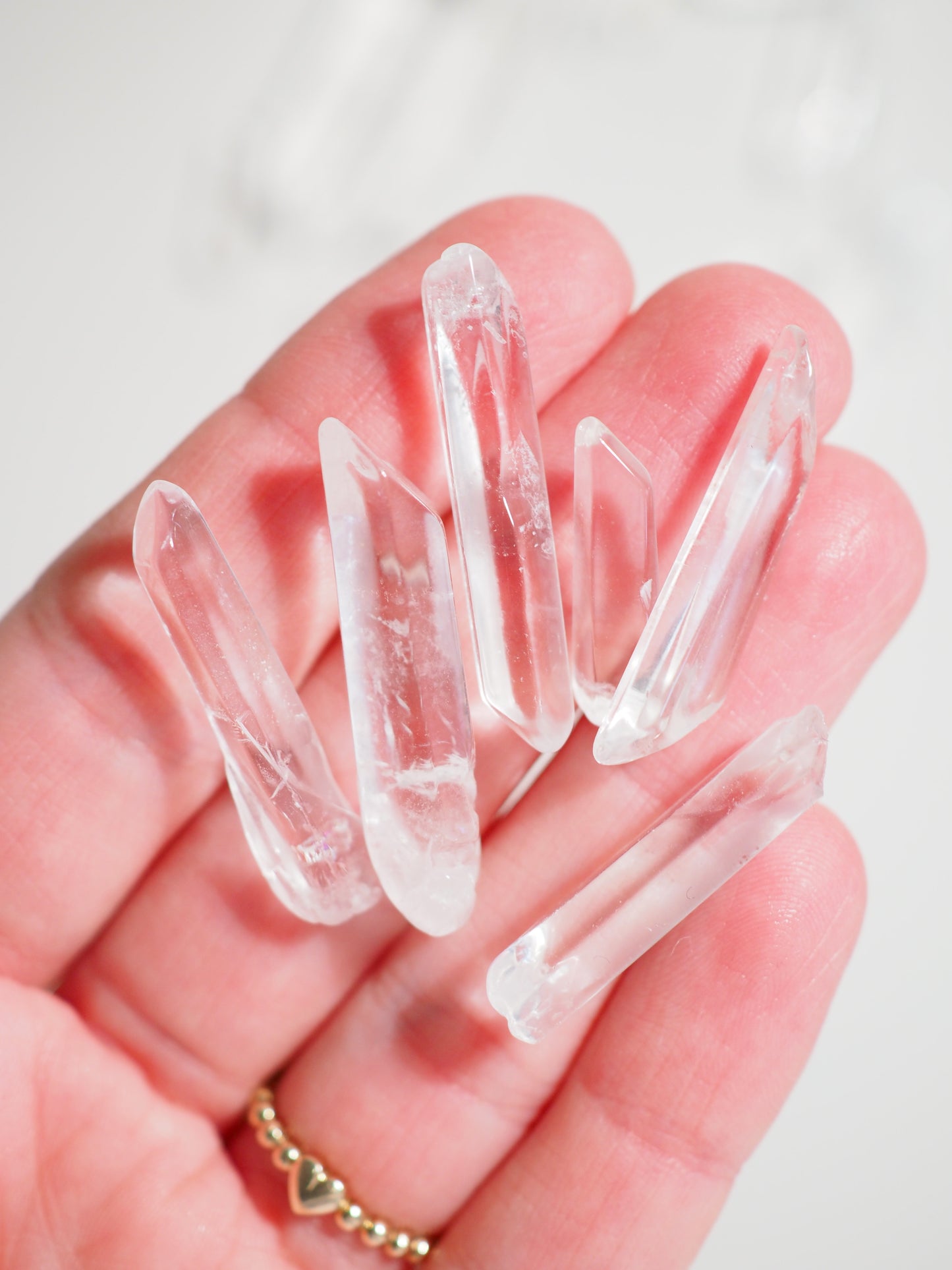 Mini Bergkristall Spitze poliert . Clear Quartz Point polished 2-4cm  - aus Brasilien HIGH QUALITY