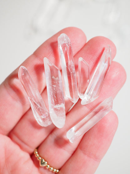 Mini Bergkristall Spitze poliert . Clear Quartz Point polished 2-4cm  - aus Brasilien HIGH QUALITY