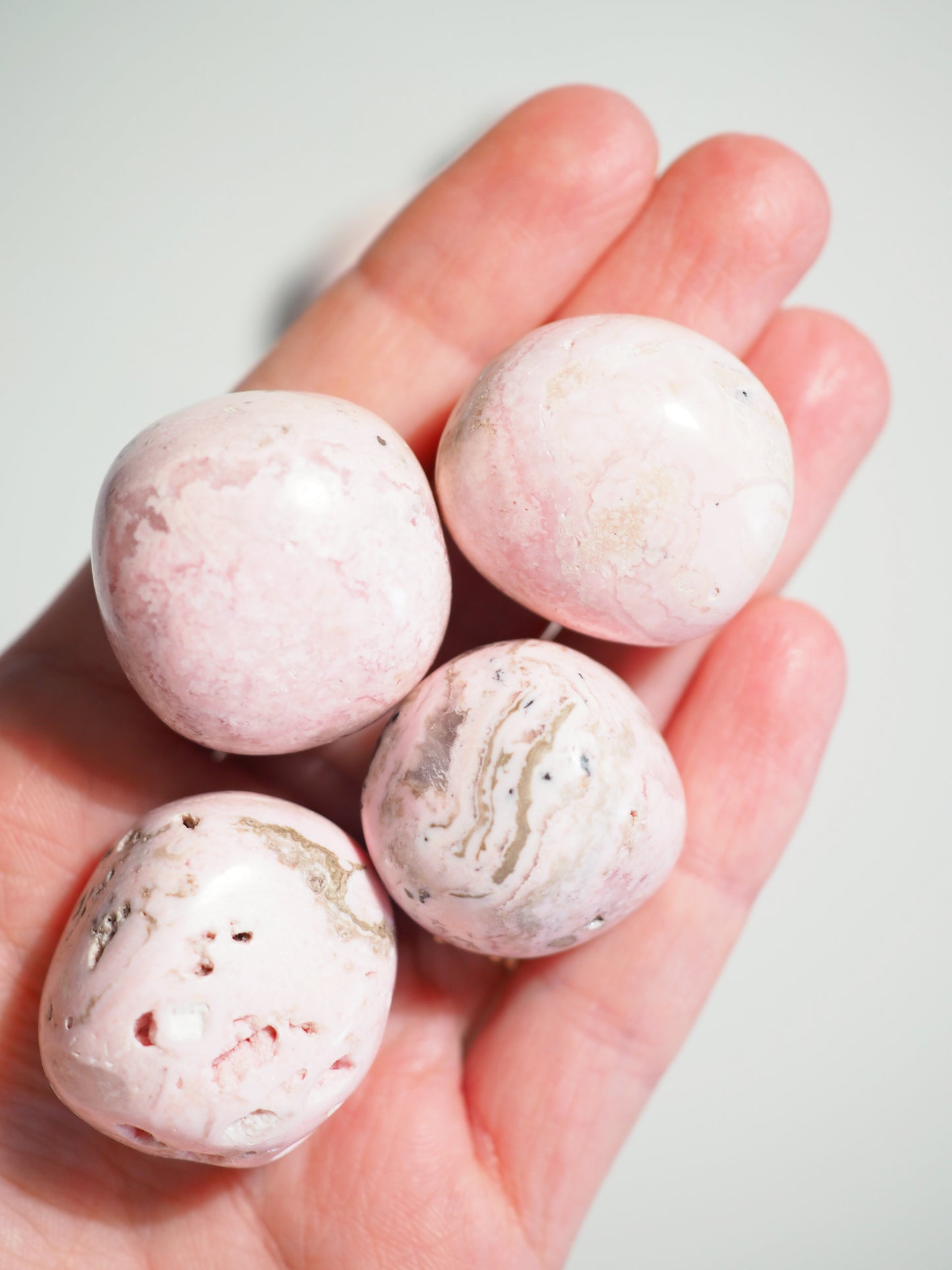 Rhodocrosit Trommel Stein . Rhodocrosite Tumble ca. 2-3 cm CHUNKY - aus Argentinien