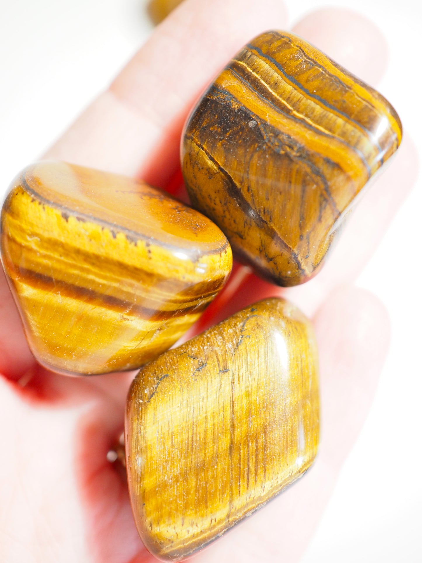 Tigerauge Trommelsteine . Tigerseye Tumble ca 2-4 cm - aus Südafrika HIGH QUALITY