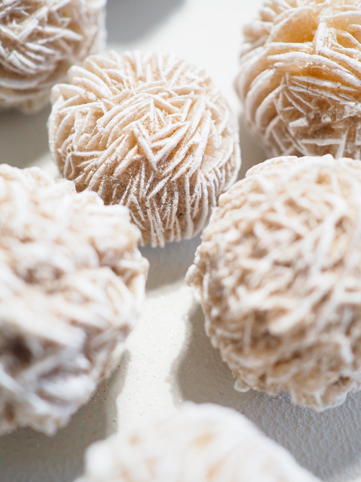 Sandrose Frostig Roh  . Desert Rose Frosty Raw ca. 2-3cm - aus Mexiko HIGH QUALITY
