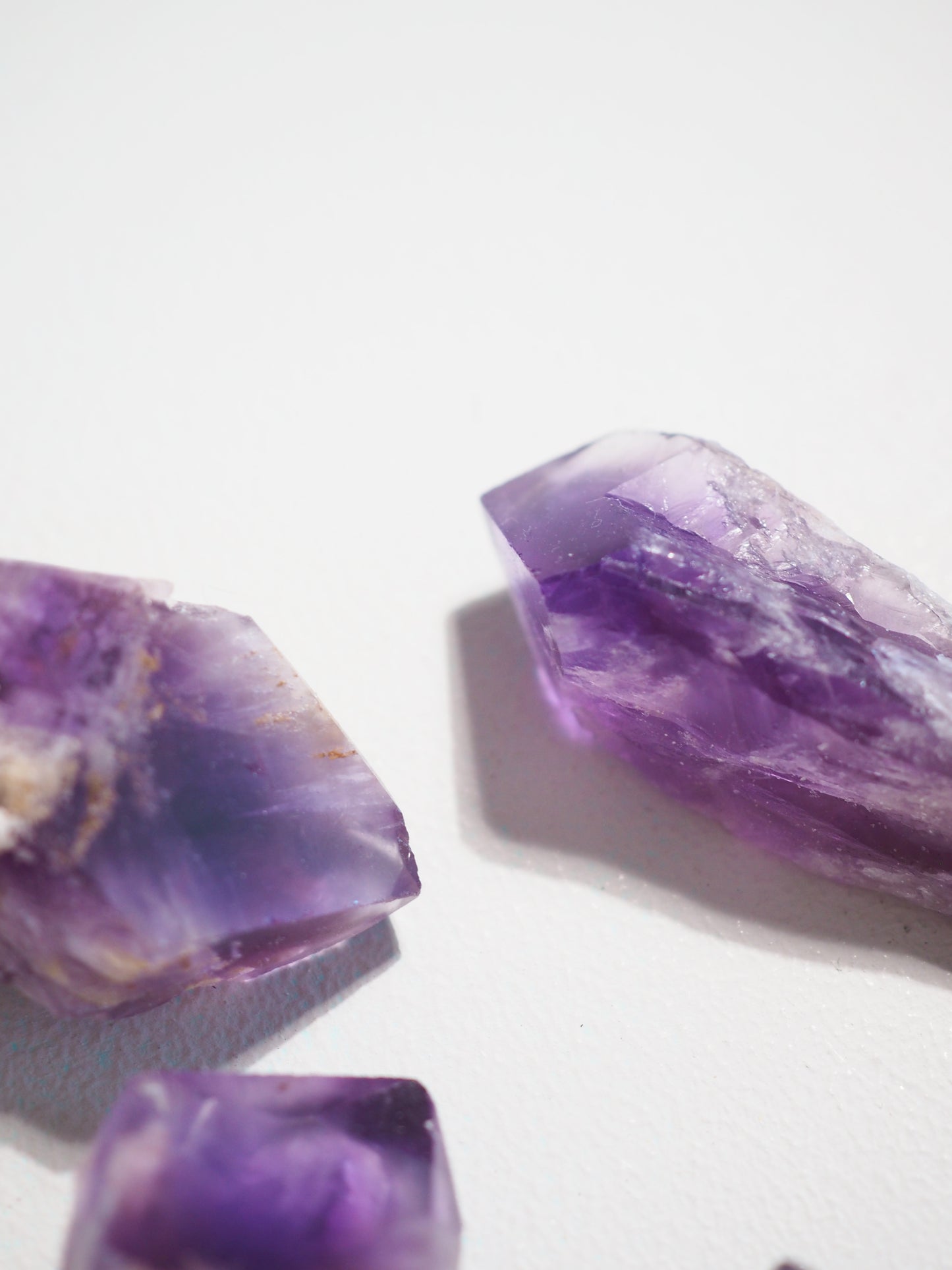 Baby Jacare Amethyst Zauberstab .  Zepter Roh Stab Spitze Wurzel Wand  5-8 cm aus Bahia Brasilien  LARGE