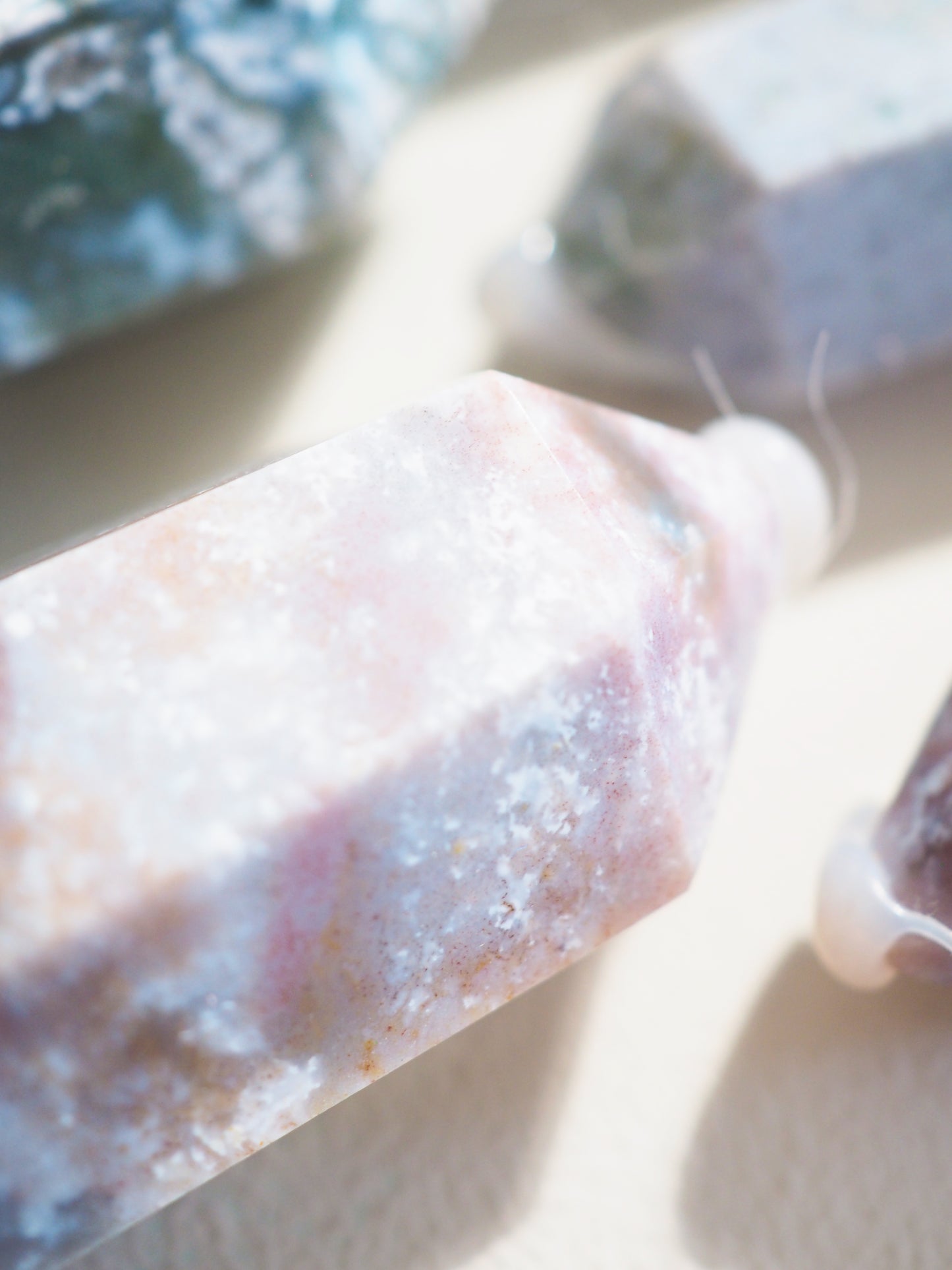 Pink Lila Ozean Jaspis . Ozean Jasper - HIGH QUALITY