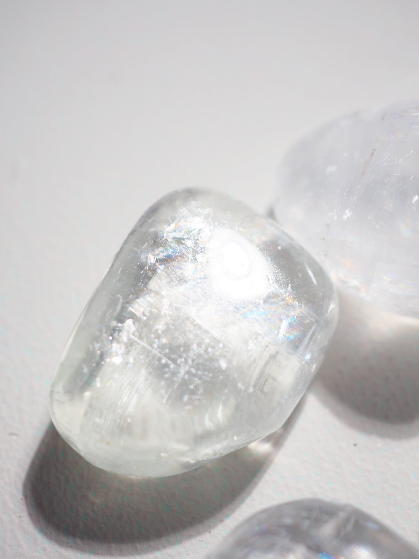 CHUNKY Weisser Calcit Trommelsteine . White CalciteTumble ca. +3cm - aus Mexiko HIGH QUALITY