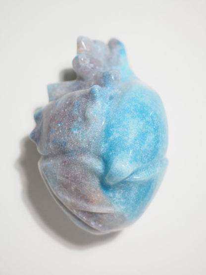 Trolleit Menschliches Herz . Trollite Human Heart  9cm -  Hand Carved