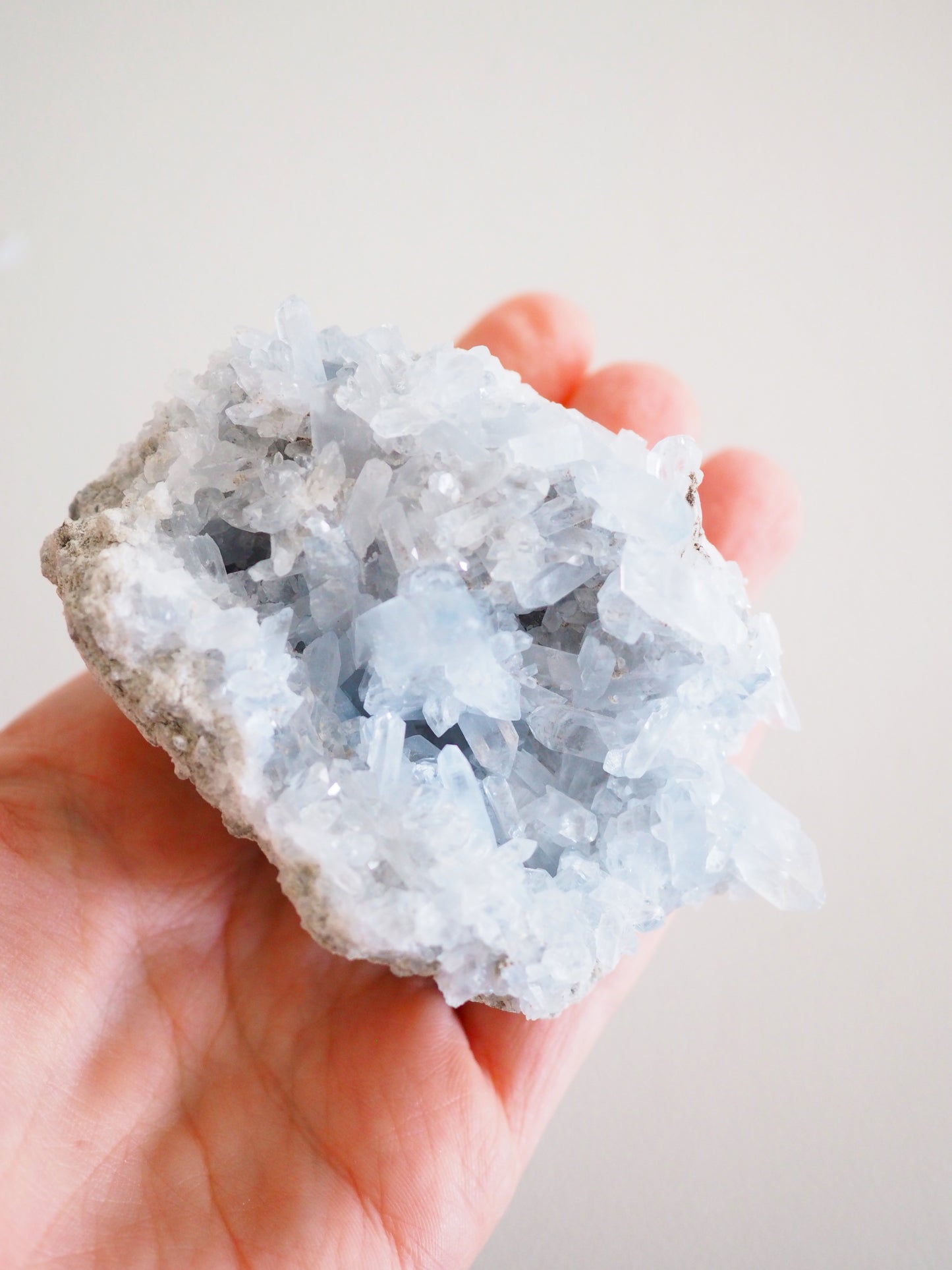 Coelestin Cluster Hellblau [B] ca.240g - aus Madagascar High Quality