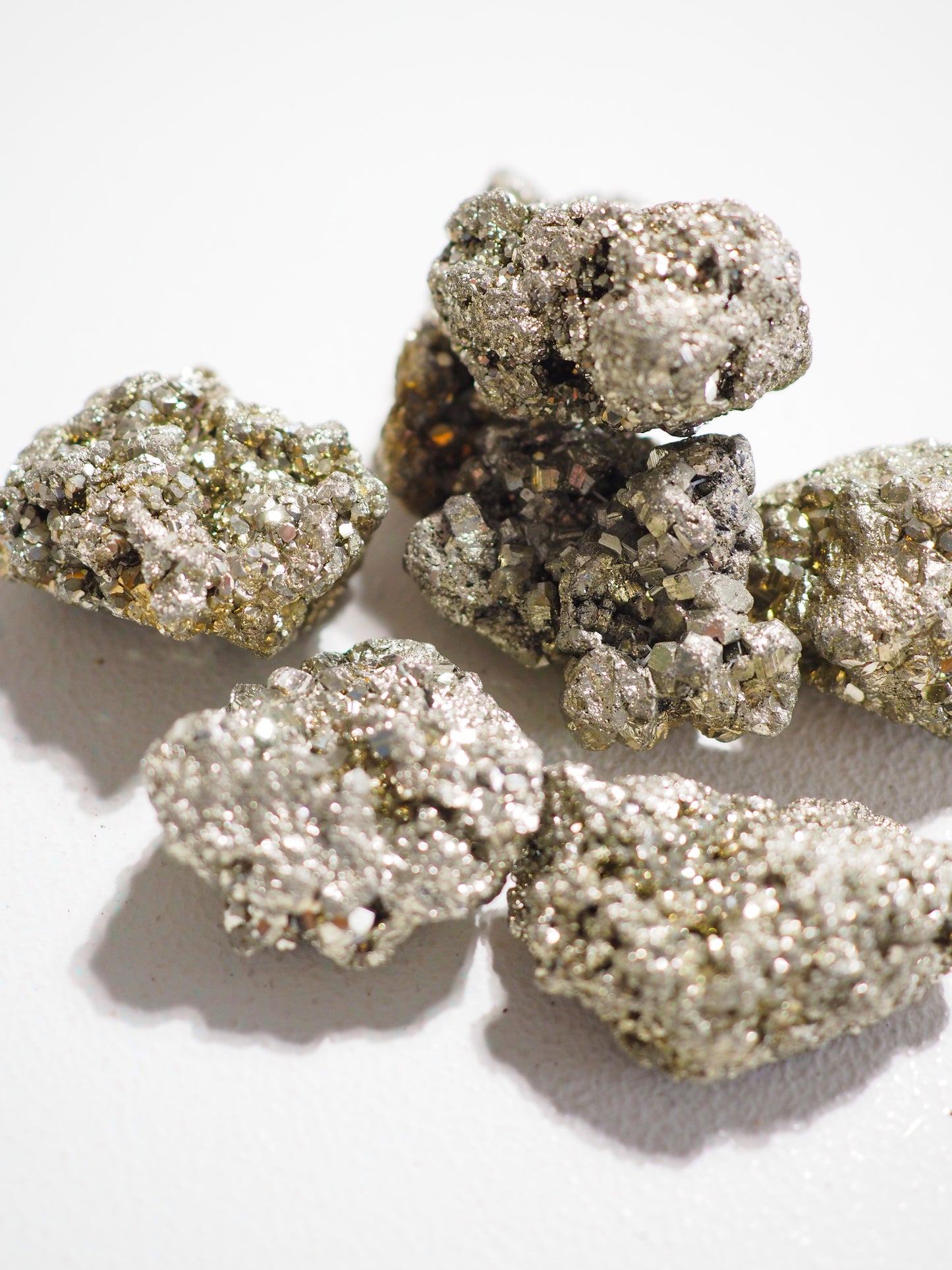 Pyrit Cluster . Pyrite Cluster ca. 3cm - aus Peru