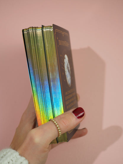 Crystal Affirmations . Golden Aura Edition von Moonstruck Crystals / Karten Deck mit Kristall Affirmationen
