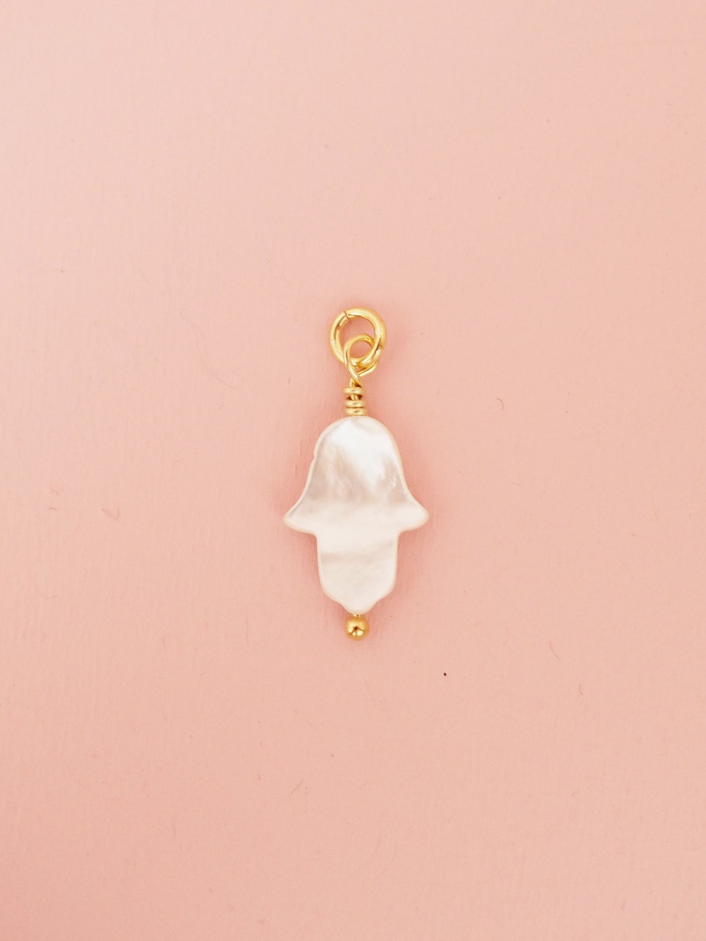 Add on Hand der Fatima / Hamsa Charm Rosévergoldet