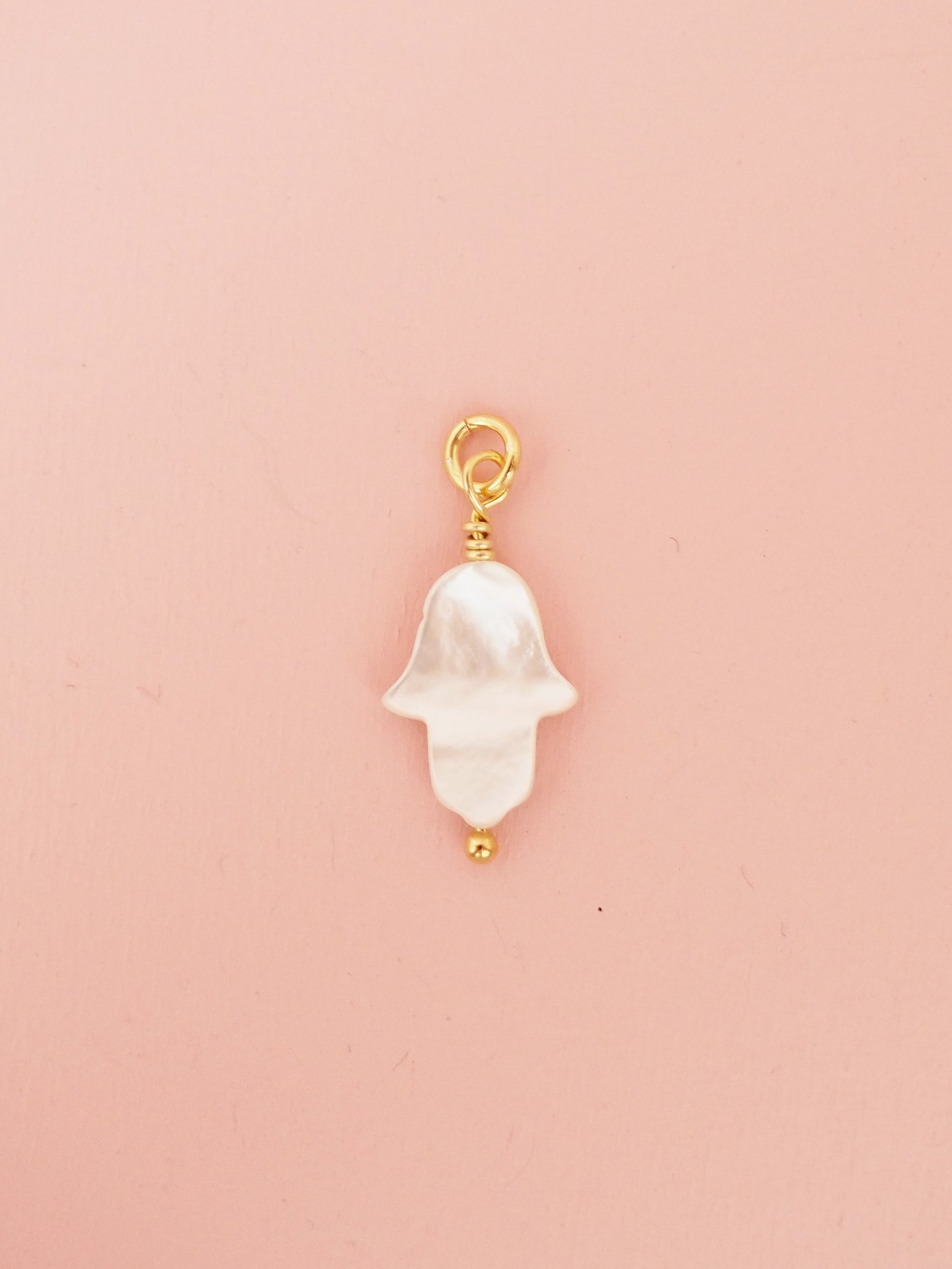 Add on Hand der Fatima / Hamsa Charm Rosévergoldet