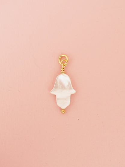 Add on Hand der Fatima / Hamsa Charm Rosévergoldet