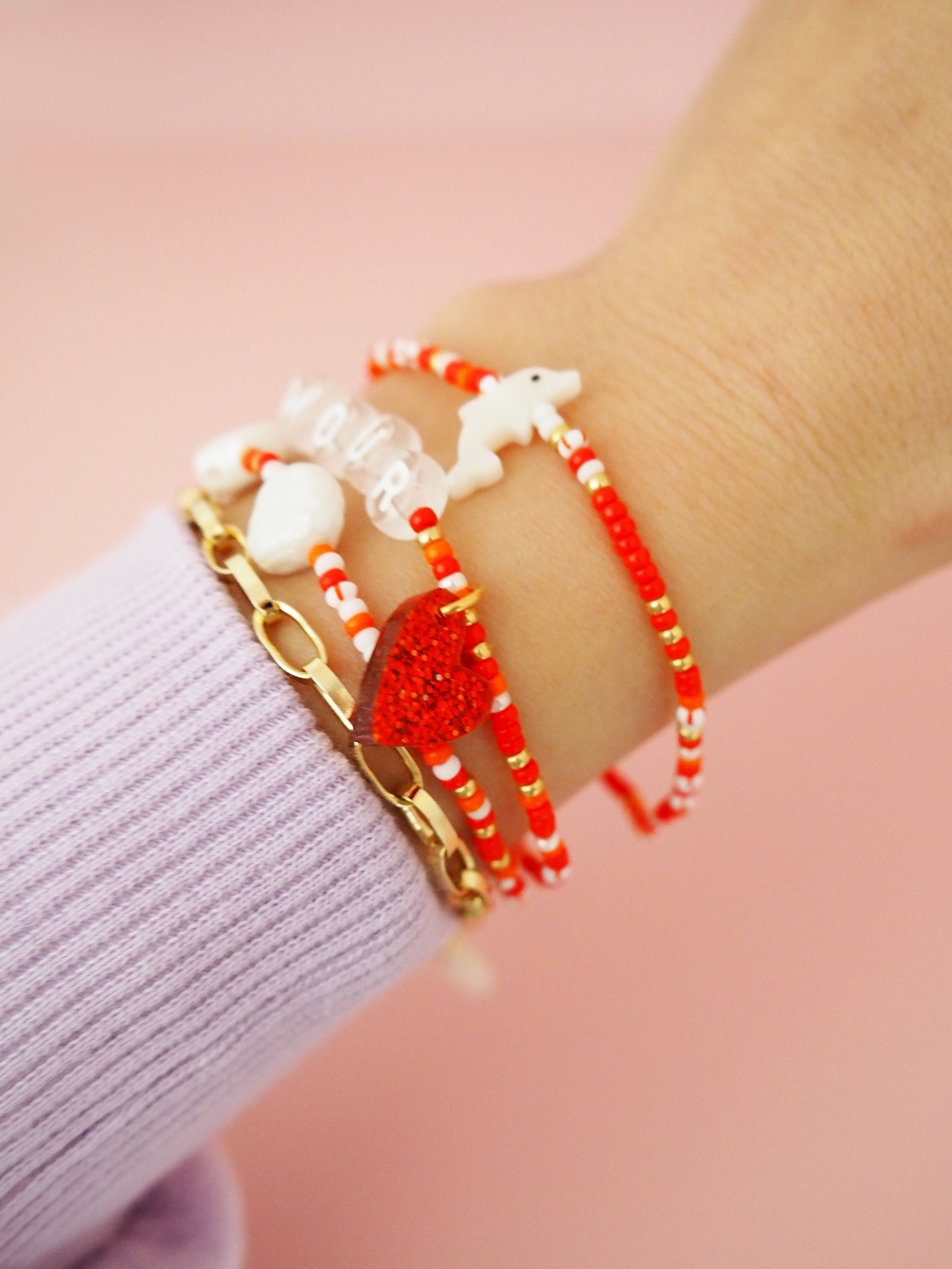 Herz Schmuck Armband Set Handmade in Stuttgart