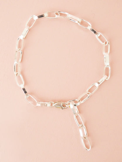 Chunky Armband Basic 925 Sterlingsilber vergoldet