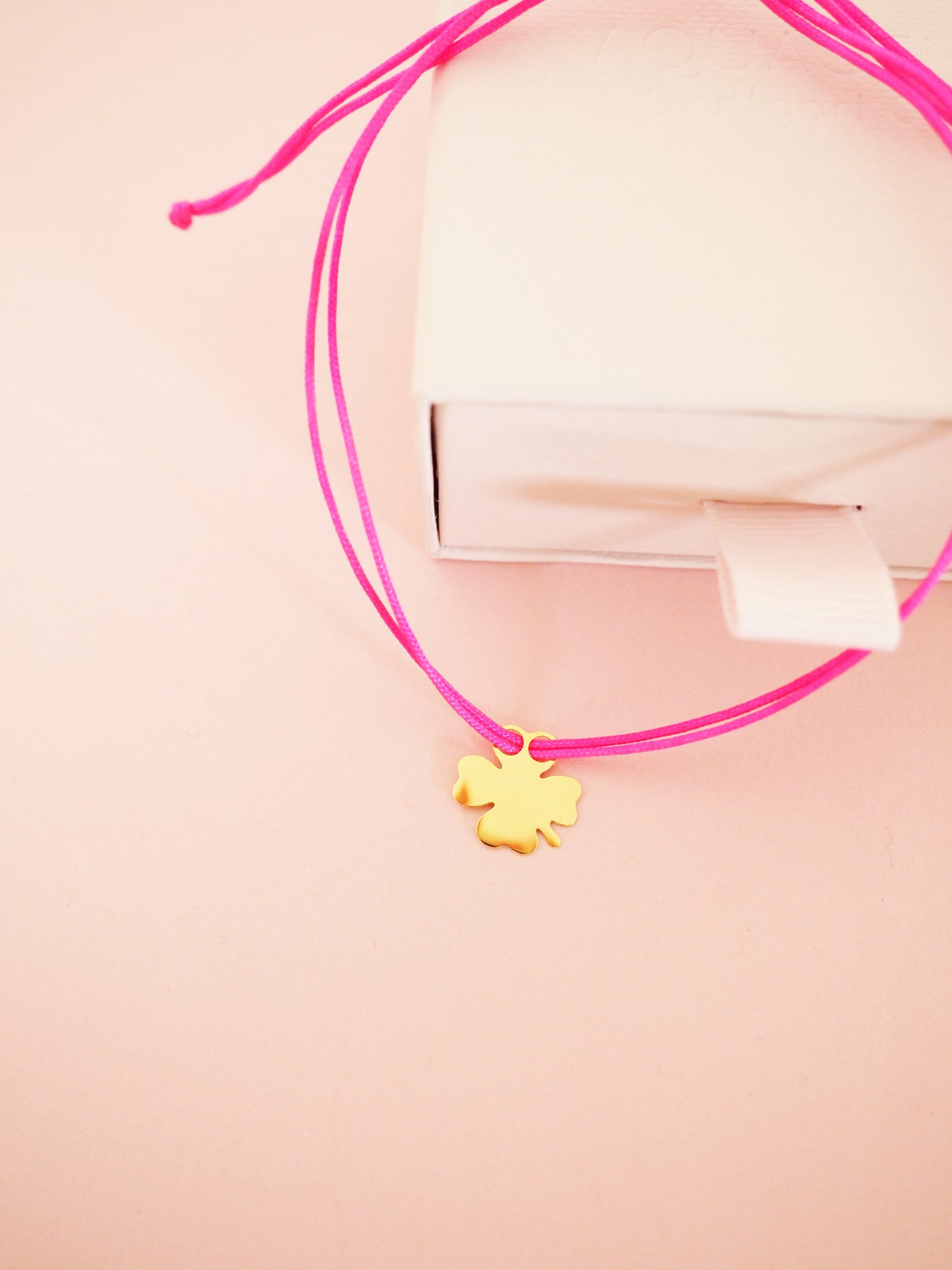 Kleeblatt Armband 585 Gold