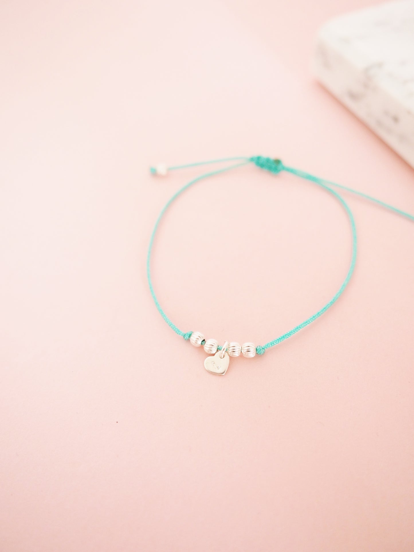 Baby | Kind Herz Armband Personalisiert Prägung 925 Sterlingsilber