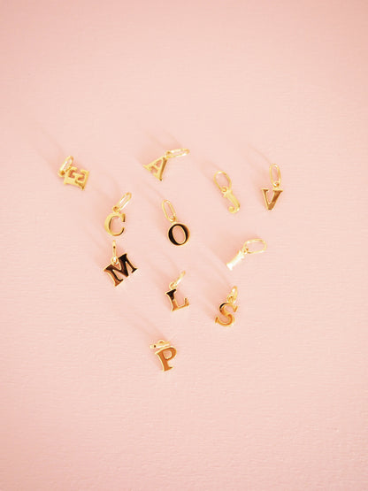 333 Gold Buchstabe mit Kette