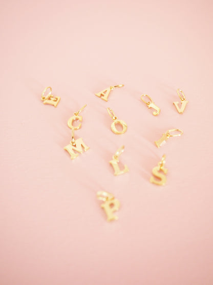 333 Gold Buchstabe mit Kette