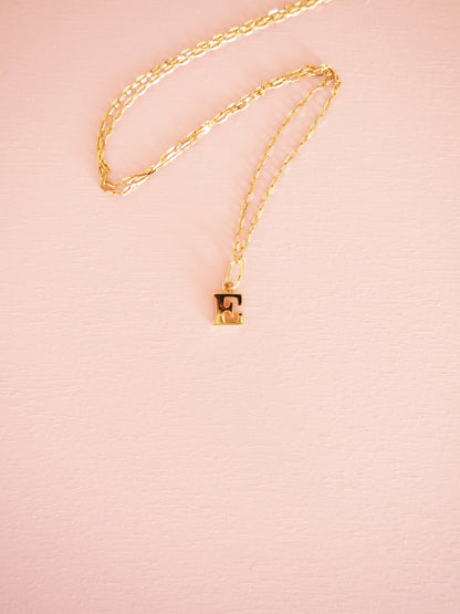 333 Gold Buchstabe mit Kette