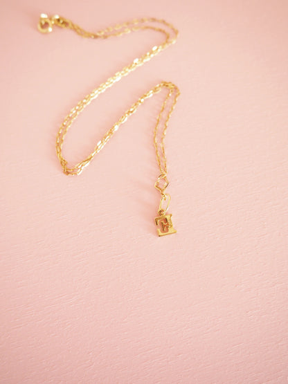 333 Gold Buchstabe mit Kette