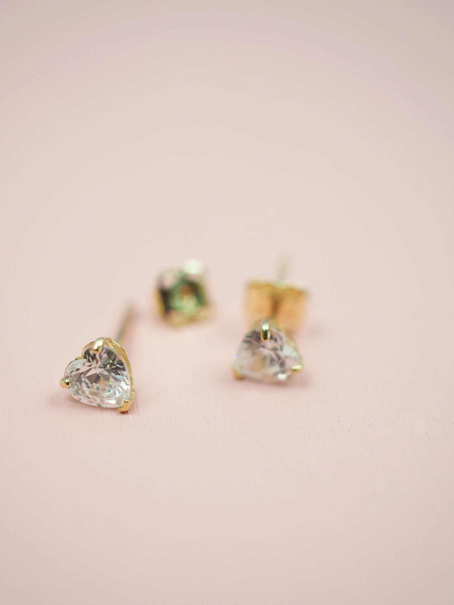585 Gold Ohrstecker Herz 4mm
