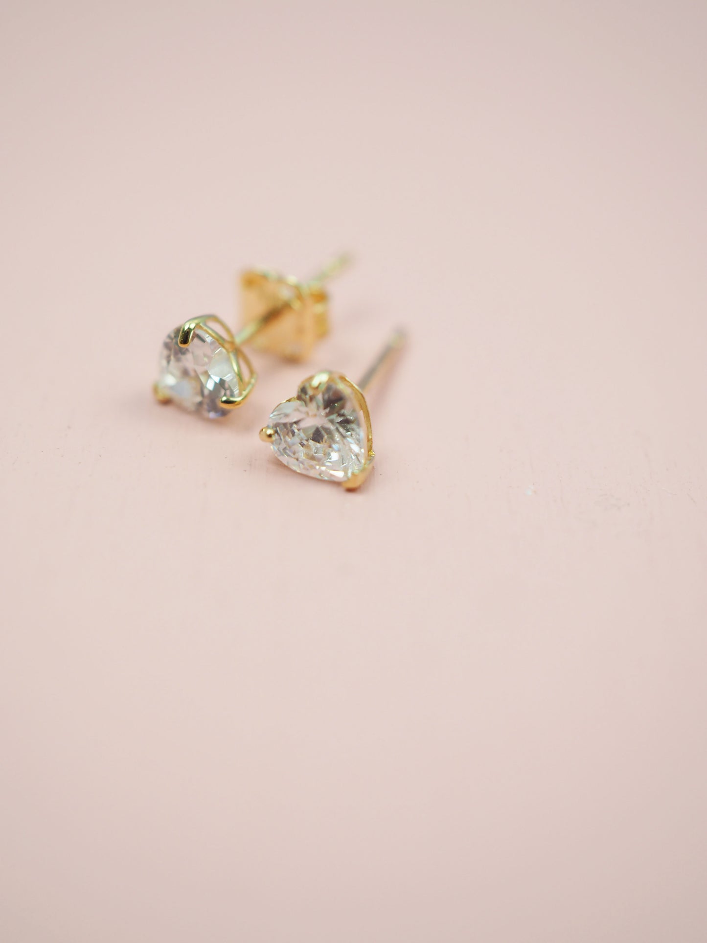 585 Gold Ohrstecker Herz 4mm