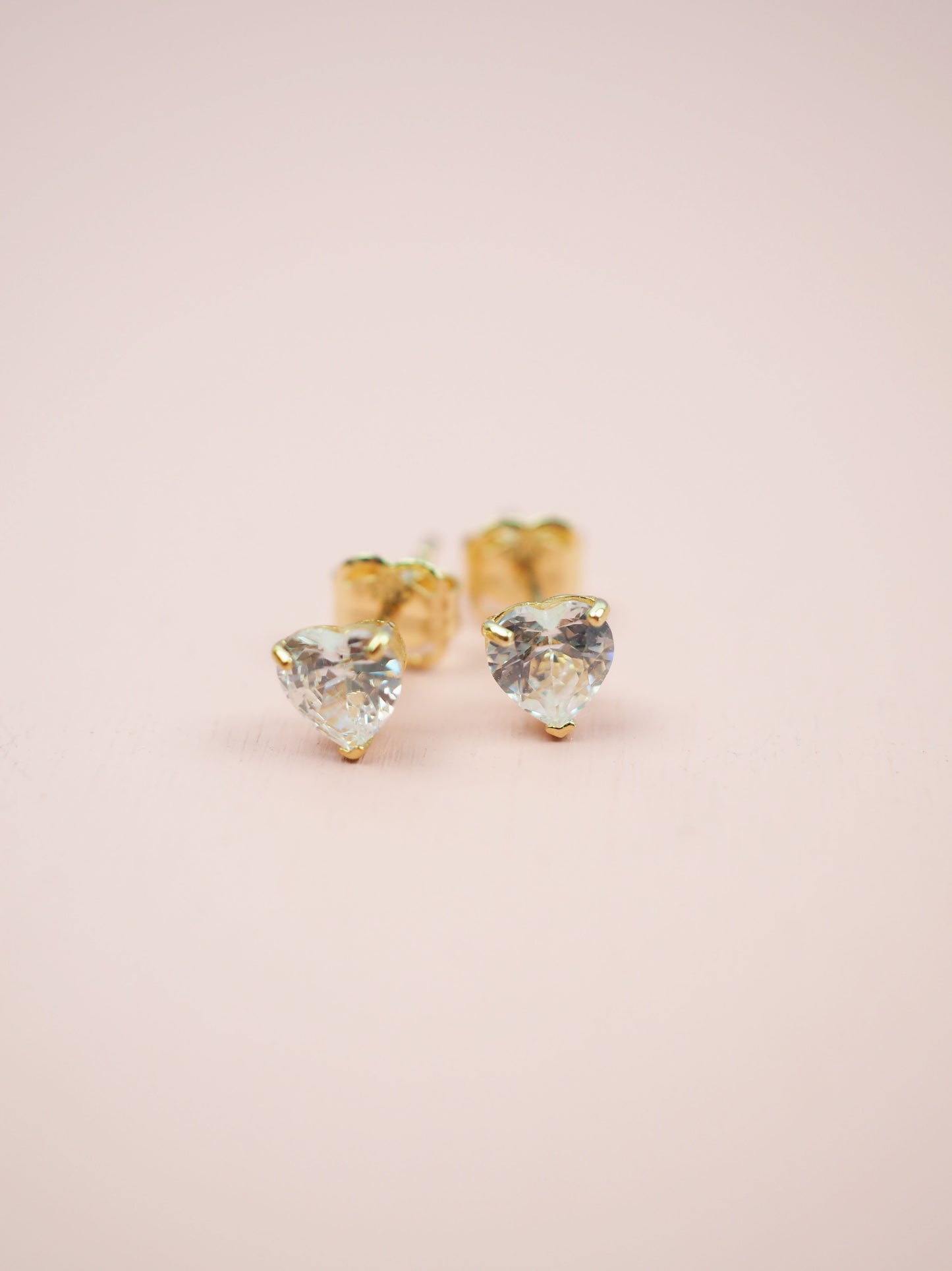 585 Gold Ohrstecker Herz 4mm