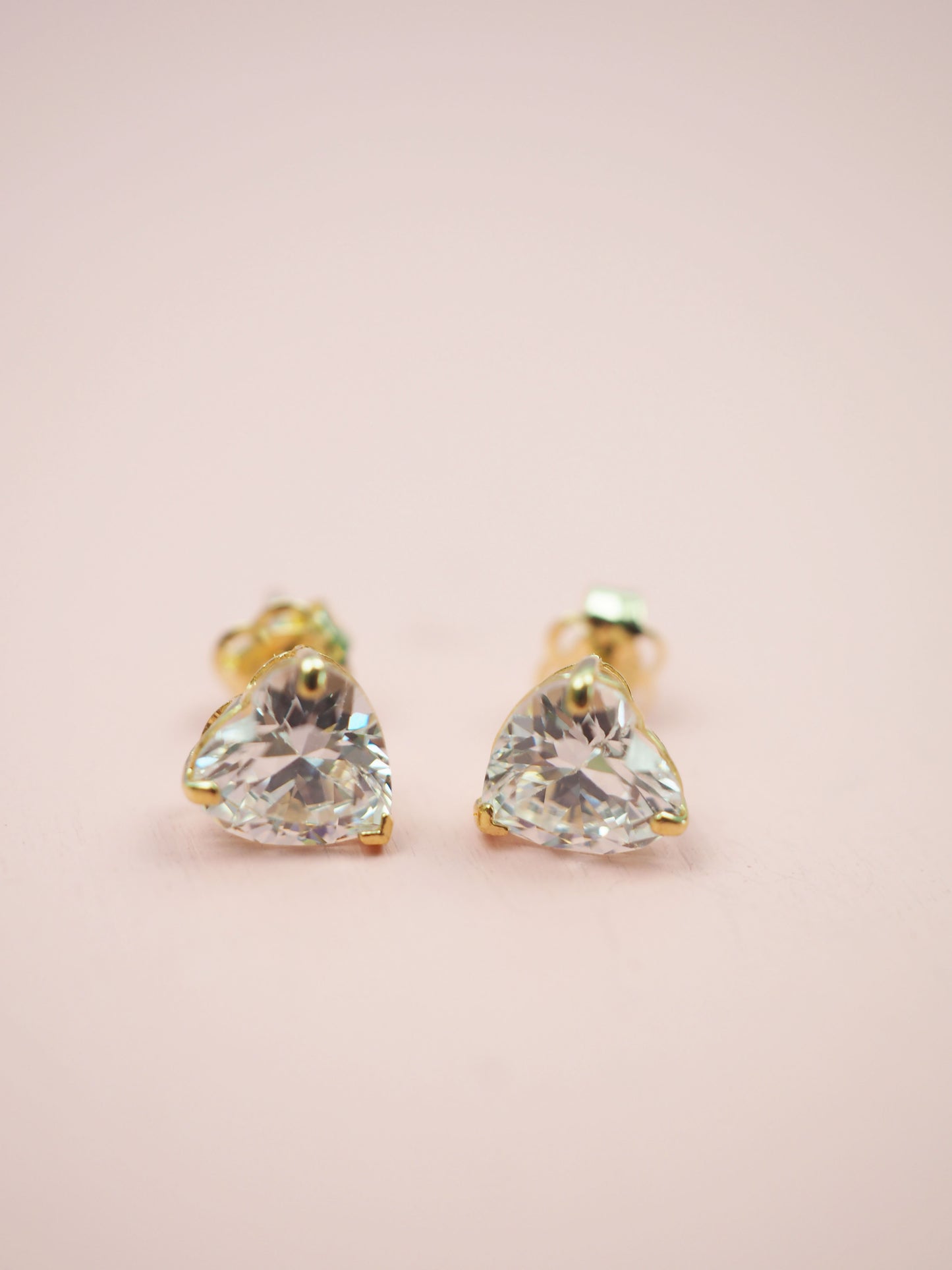 585 Gold Ohrstecker Herz 6mm