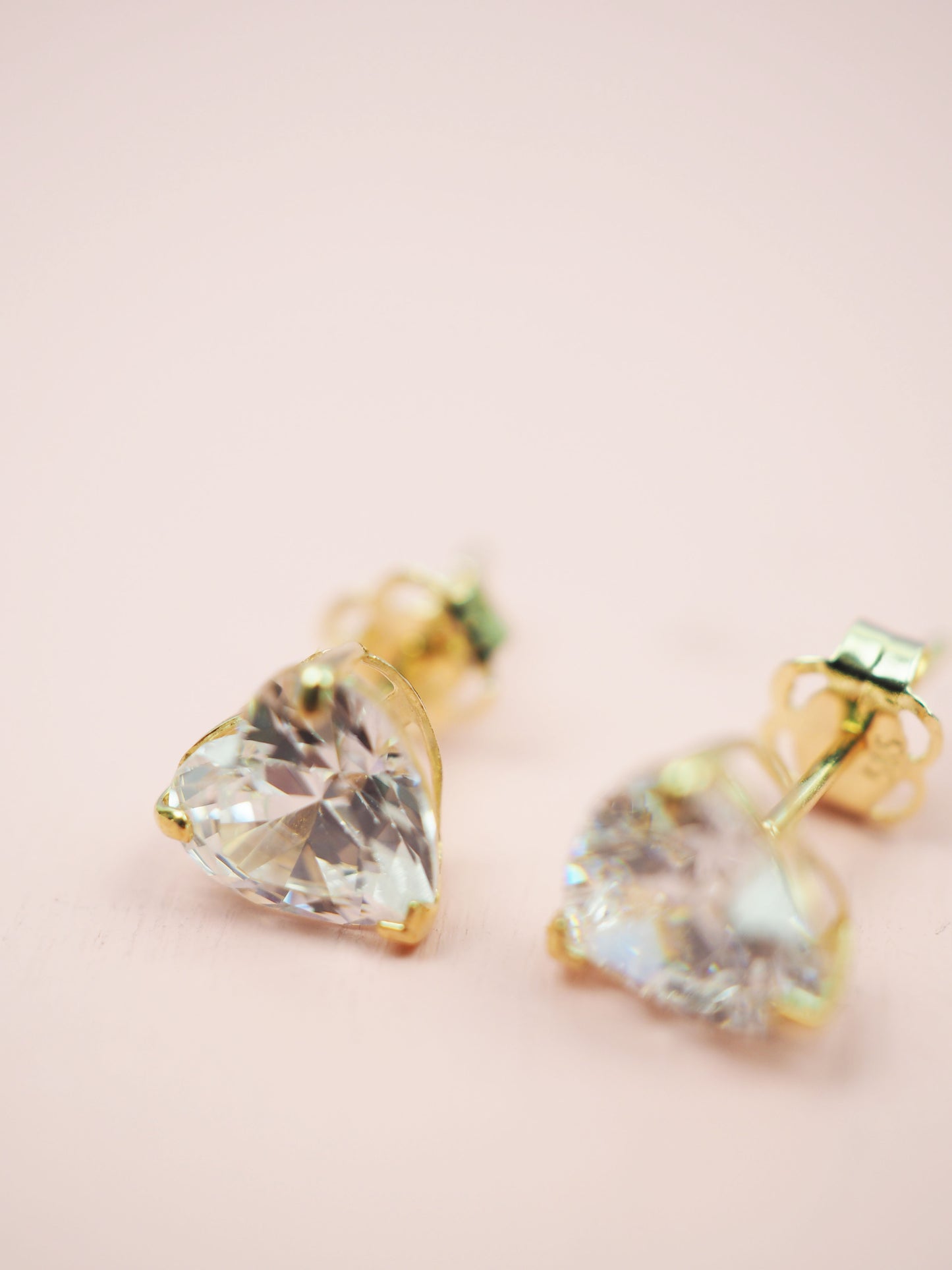 585 Gold Ohrstecker Herz 6mm