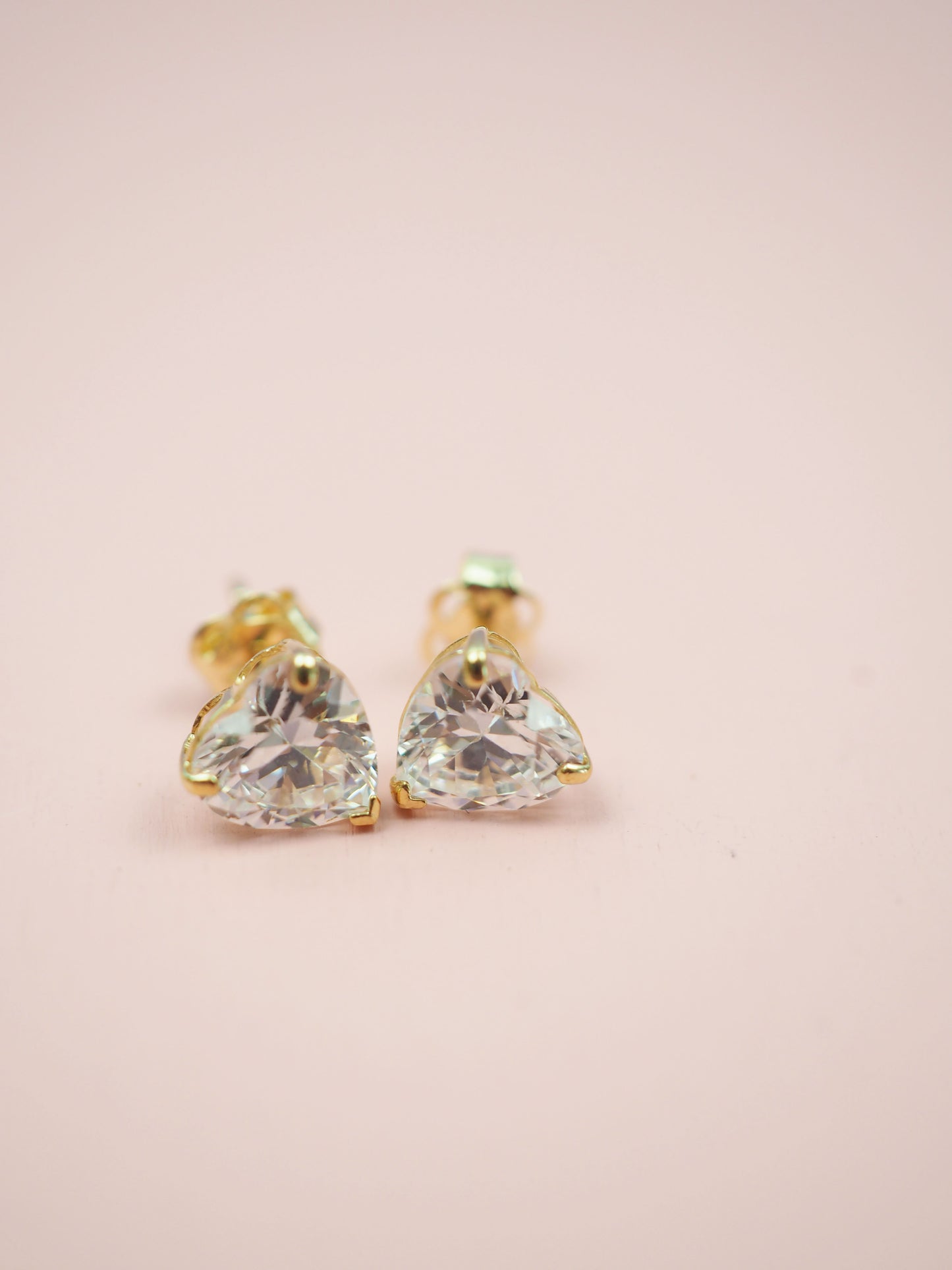 585 Gold Ohrstecker Herz 6mm