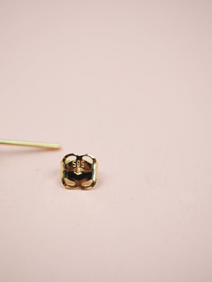 585 Gold Ohrstecker Herz 6mm