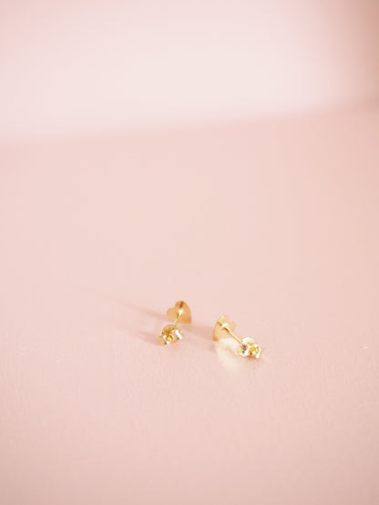 Herzchen Ohrstecker 585 Gold