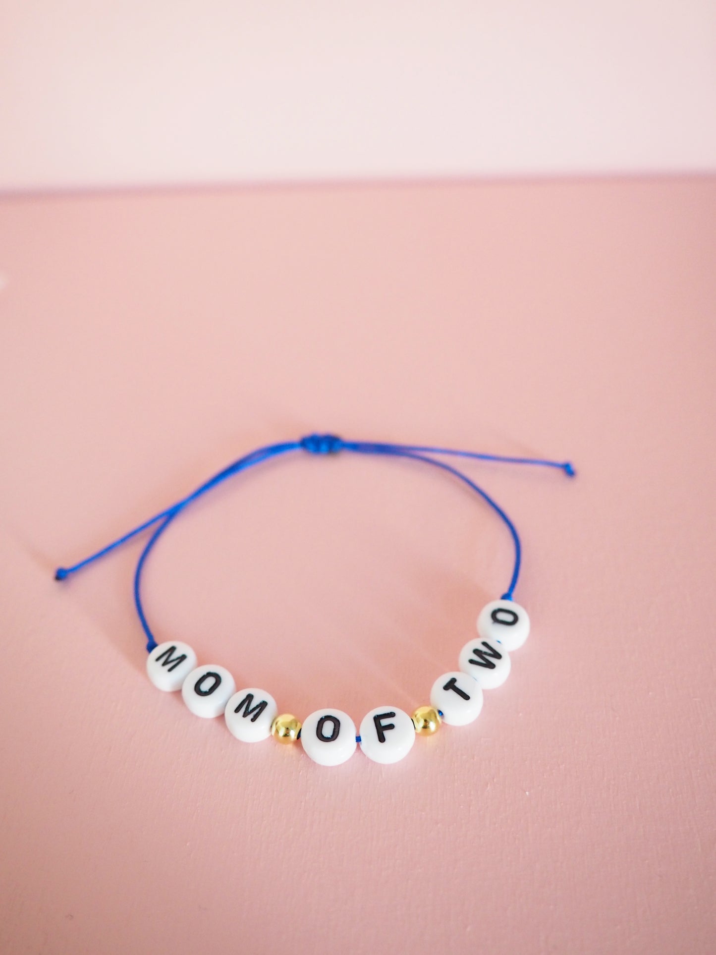 Mom of one, two, three... Armband 925 Sterlingsilber vergoldet