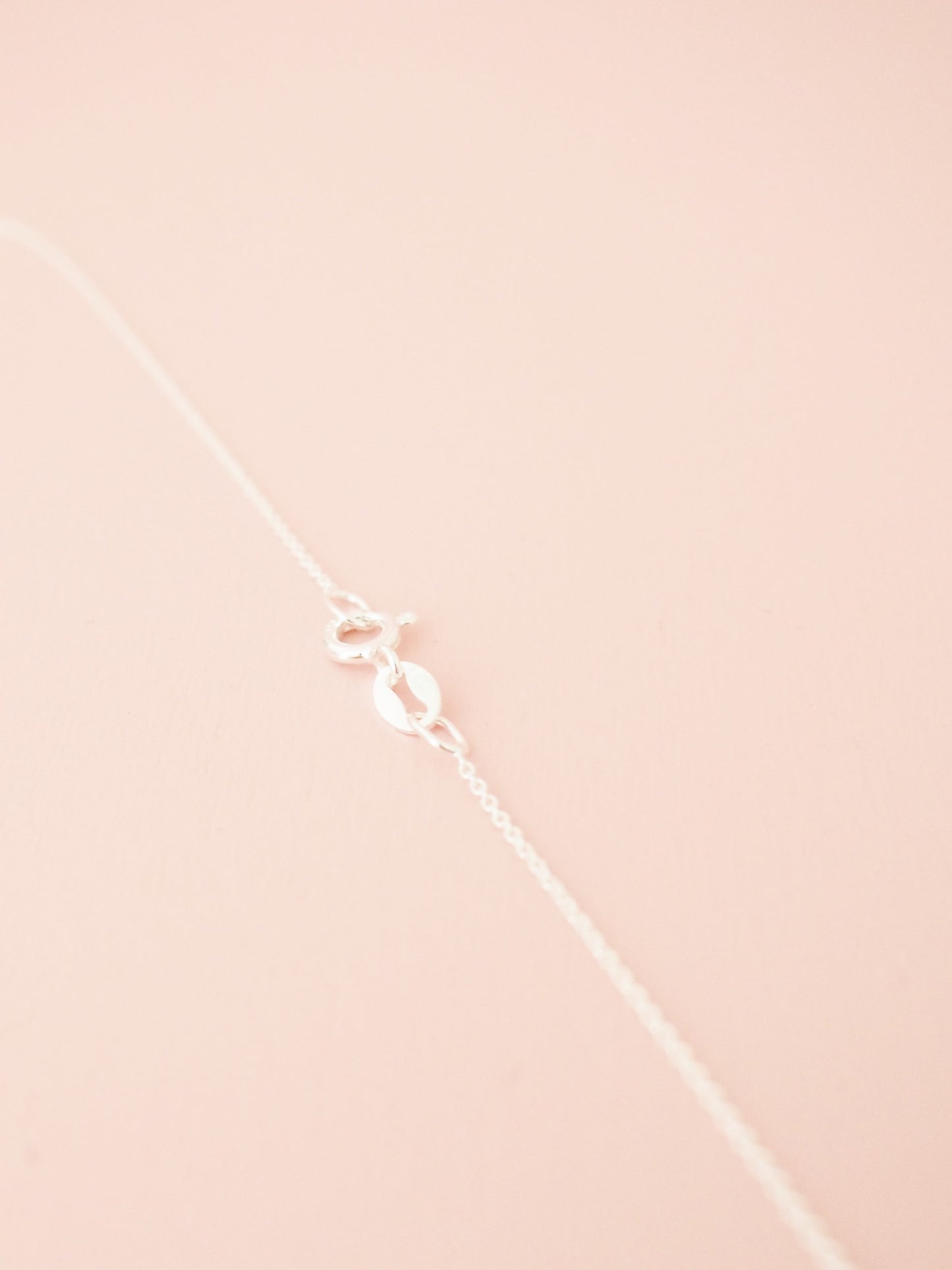 Feine Kette mit Herz Personalisiert Prägung 925 Sterlingsilber